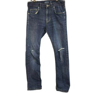 Patagonia Men's Straight Stretch Denim Jeans 30x 30 Distressed Destroyed